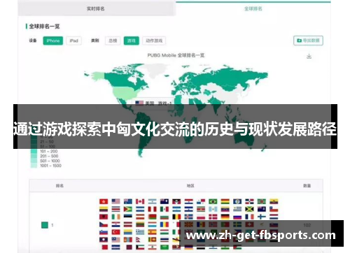 通过游戏探索中匈文化交流的历史与现状发展路径 通过游戏探索中匈文化交流的历史与现状发展路径
